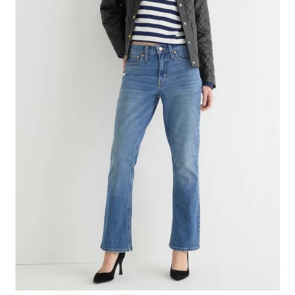 J. Crew Denim - J. Crew 9" demi-boot crop jean in Roselawn Wash